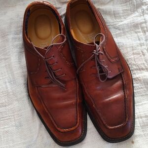 GPT-Flörsheim Oxford Brown Leather 9.5D Dress Shoes